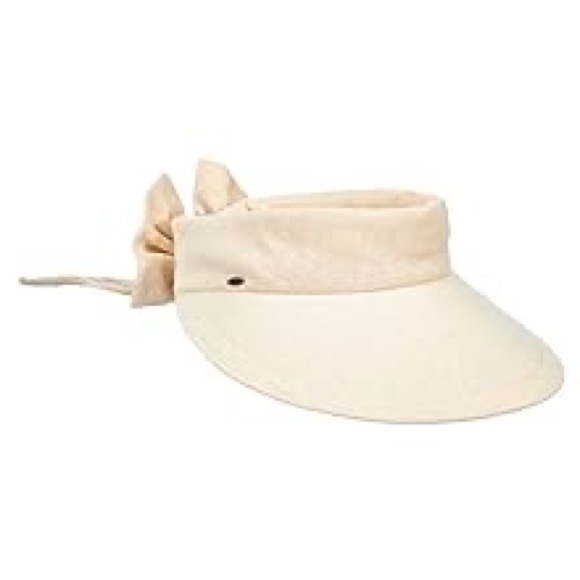 Scala women’s visor hat with bow in back - Picture 1 of 9